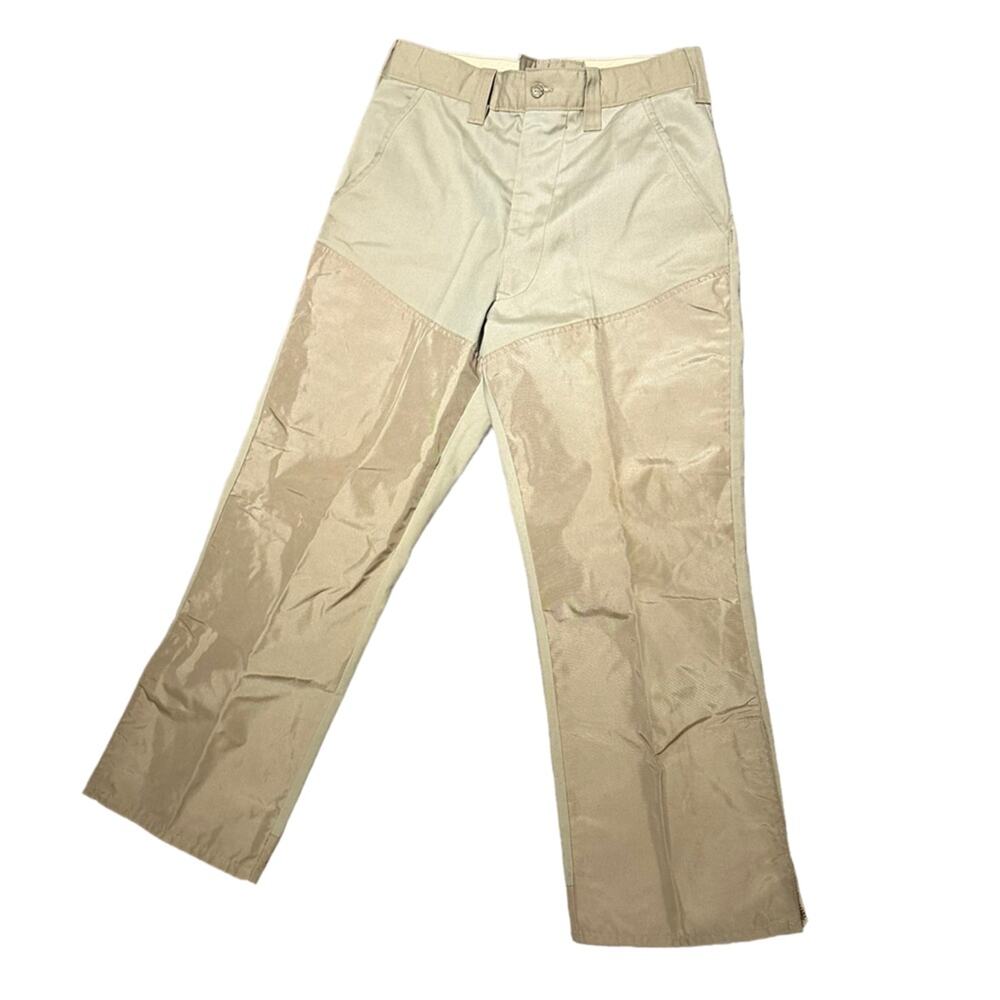 Bob Allen Sportswear Mens 30 x 28.5 Brush Pants in Khaki Tan Made in USA